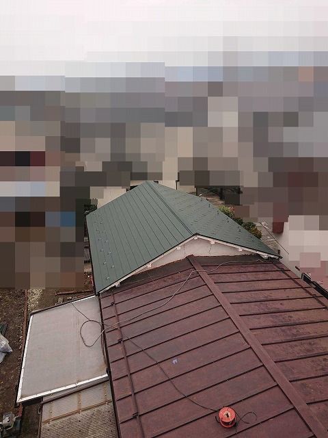 甲府市　屋根葺き替え工事